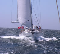 najad yacht 460 belonging to Rob & Sarah Bell